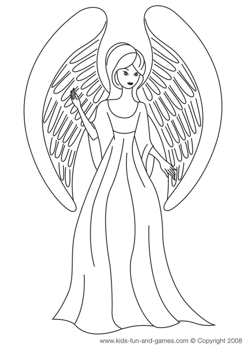 Coloriages Anges