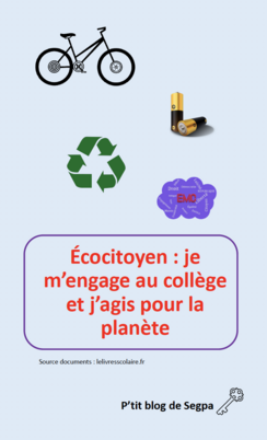 Eco-citoyen: j'agis pour la planète