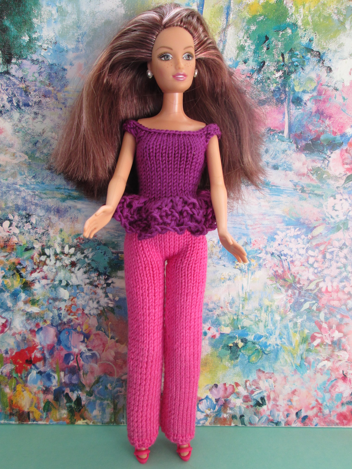 Tops, tuniques, leggins et pantalons pour barbie - Carlycreations