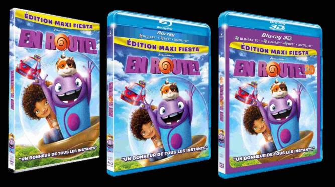 EN ROUTE ! Disponible le 1er septembre 2015 en Blu-Ray 3D, Blu-Ray et DVD (Studios Dreamworks)!