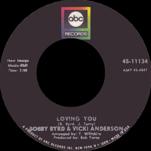 Bobby Byrd & Vicki Anderson : Single SP ABC Records 45-11134 [ US ]