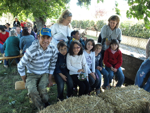 Sortie dans les jardins de l' association VIE.