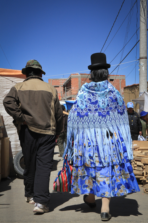 La Paz : le marché d'El Alto