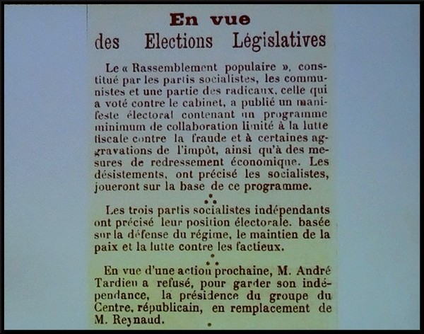 Trois conférenciers ont évoqué le Front Populaire, lors de conférences proposées par  la Ligue des Droits de l'Homme de la section de Châtillon sur Seine...
