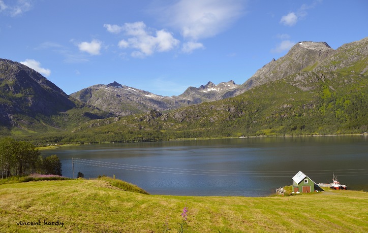 8 août 2018.Îles Lofoten au soleil