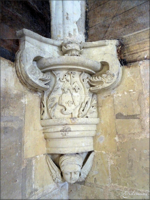 Photos détails salle Capitulaire de l'Abbaye de Fontevraud