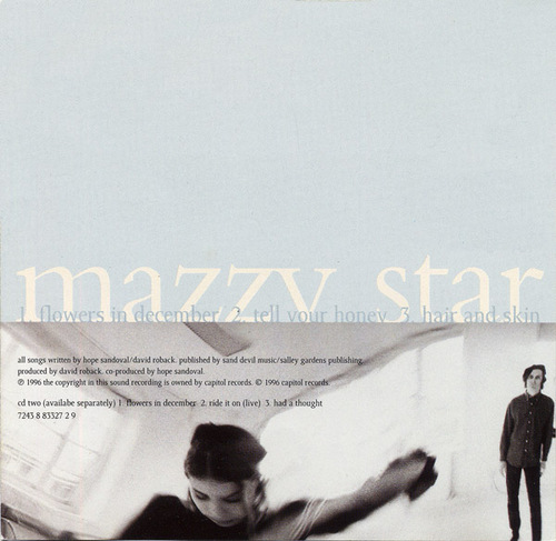 Les SINGLéS # 71 : Mazzy Star - Flowers in December - CD EP 1