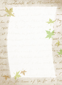 Papier à lettre automne, fond de page