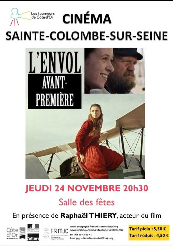 Raphaël Thiery a présenté "L'envol", film dont il est l'acteur principal, devant le public Châtillonnais !