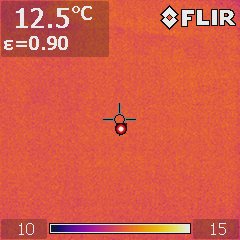 Thermographie : tests d'été 1 - IR12
