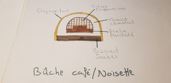 *BUCHE CAFE / NOISETTE