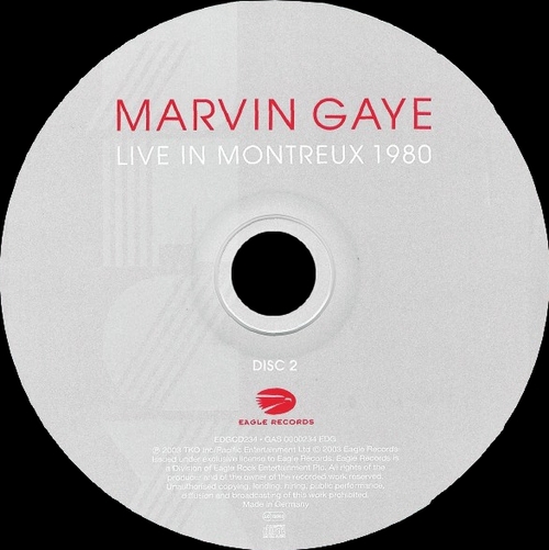 Marvin Gaye : CD " Live In Montreux 1980 " Eagle Records EDGCD234 [ GE ]