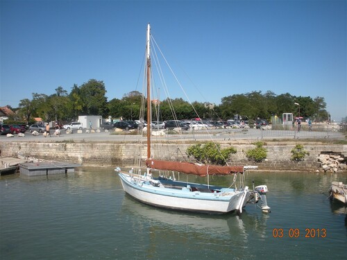 Une vue du port de Boyardville