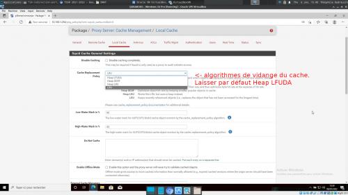 Installation Proxy Squid dans pfsense
