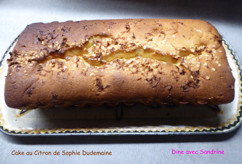 Le Cake au Citron de Sophie Dudemaine