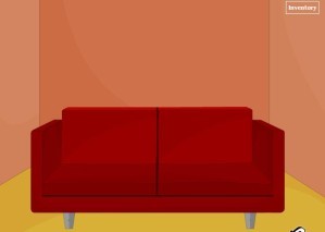 Red sofa room escape