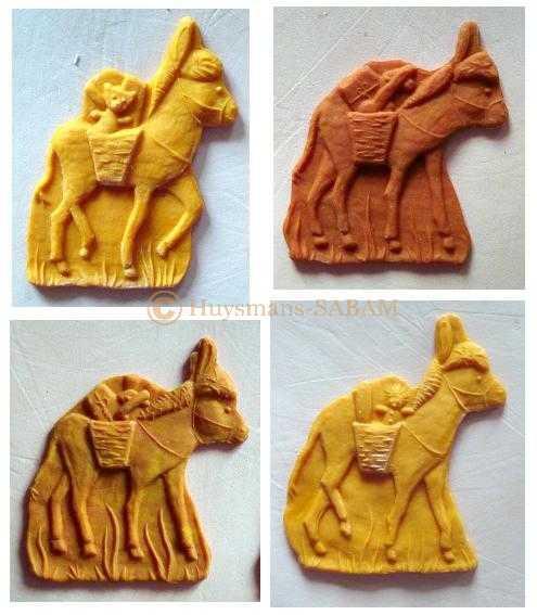 Biscuits ânes de Saint Nicolas estampés dans un moule artisanal - Arts et sculpture: sculpteur sur bois