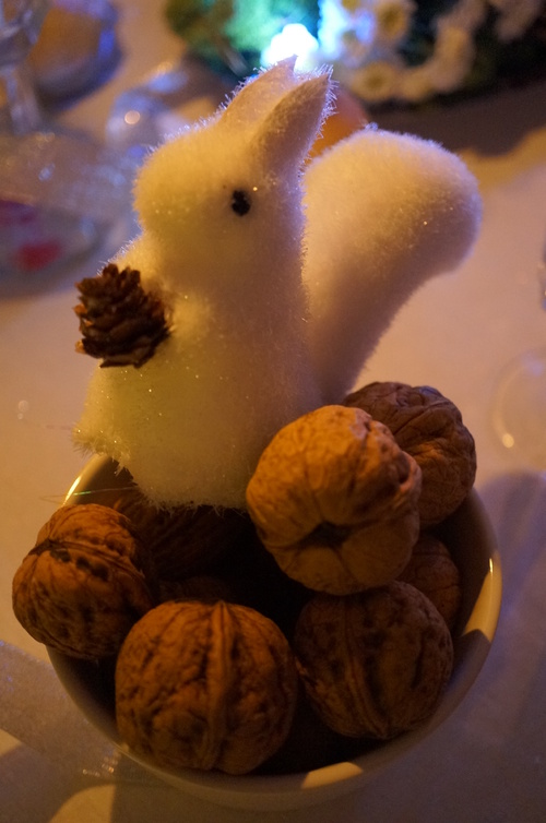 Un Noël naturellement blanc : la table de fête