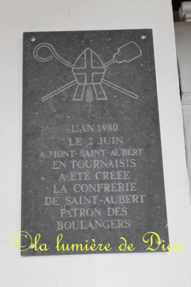 Prière par l'intercession de Saint Aubert (Mont Saint Aubert, Belgique)