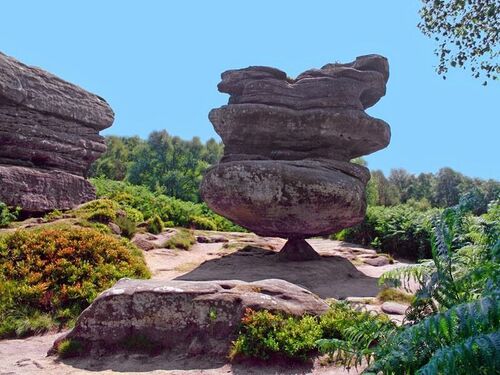 Des rochers équilibrées 