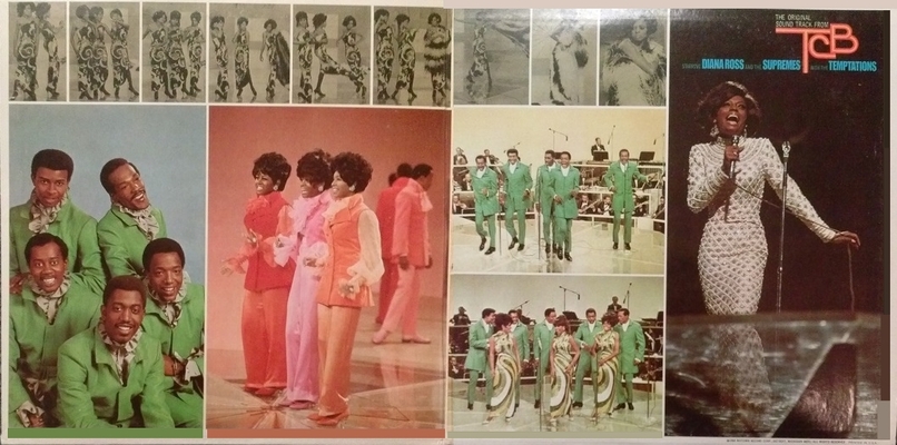 Diana Ross & The Supremes With The Temptations : Album " The Original Soundtrack From TCB " Motown Records MS 682 [ US ]