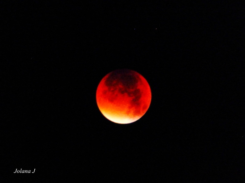 Lune rouge sang éclipse 