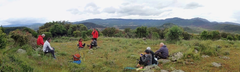 On passe à Laulo, et regarde le Salagou de haut.