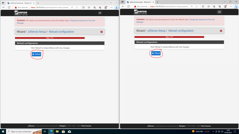 Cluster de Pfsense (VIP CARP)