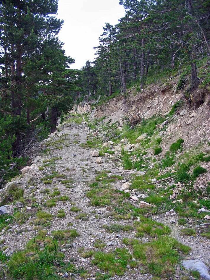 Des merveilles au pays d'Alysse - Le Tour du Coronat - 2eme jour L'Estany del Clot (1.640 m) - Lac de Nohèdes ou Gorg Estelat (2.022 m) - Lac d'Evol ou Gorg Nègre (2.083 m) - Jujols (940 m) 20 kms.