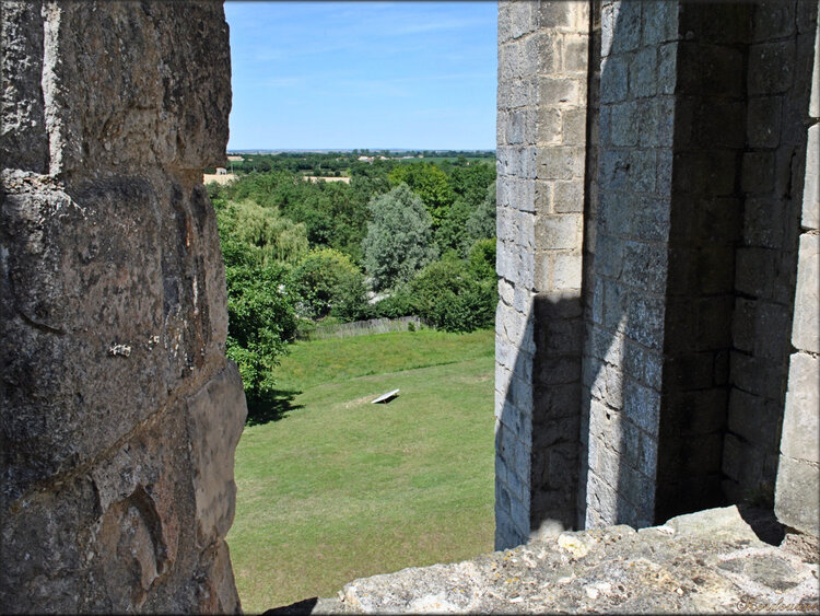 Photos de l'Abbaye de Maillezais vue d'en haut