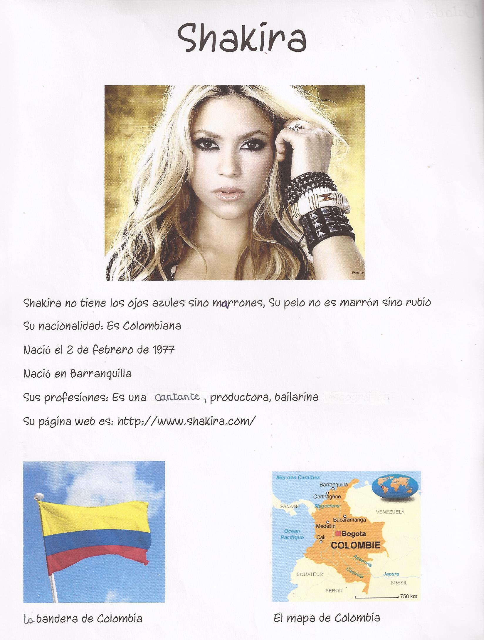Presentación de Shakira por Natacha, alumna de 507 - zephirespagnol-973