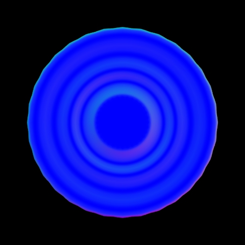 Le rendu de notre objet en normal map