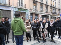 De la galerie à la rue, les élèves ont pu confronter leurs connaissances sur ce thème.