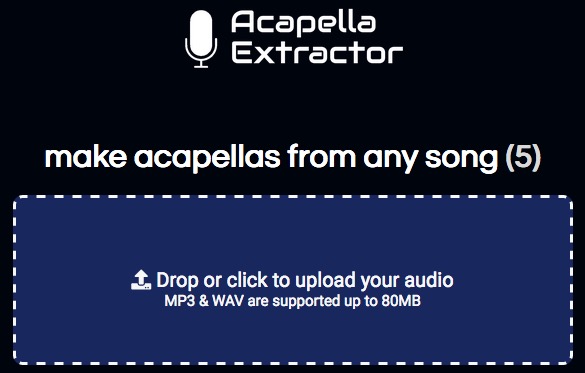 Acapella Extractor