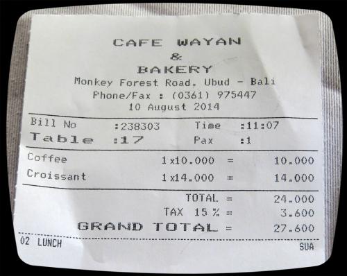 Ubud - Café Wayan