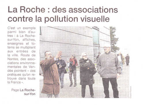 Publicité : une action contre la pollution visuelle.