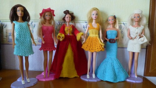 Mon défilé de mode des miss Barbies