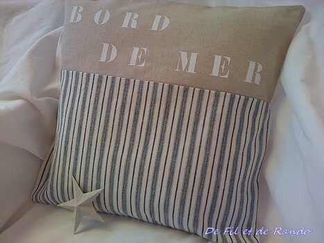 Coussin bord de mer