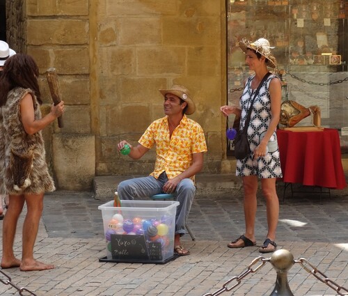 Sarlat : animations dans les rues...