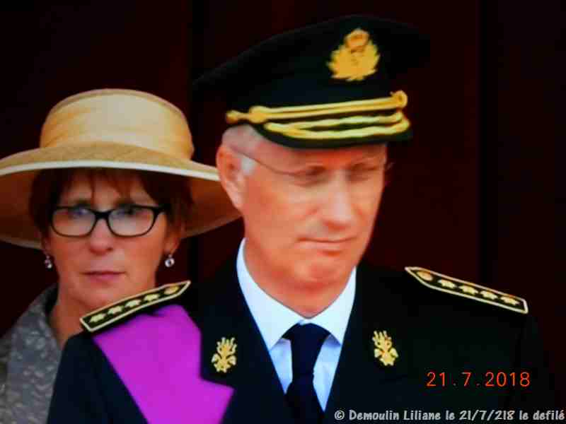 NOTRE DEFILE MILITAIRE DU 21/7/2018 A BRUXELLES