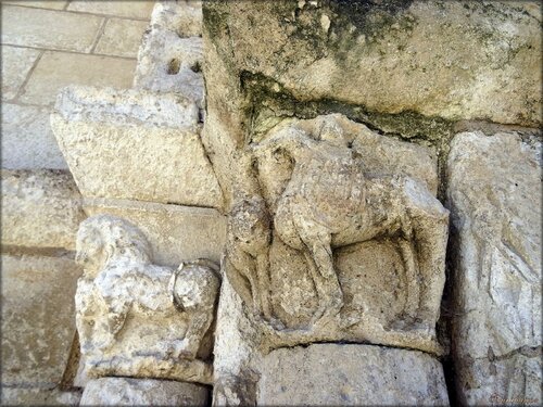 Sculptures du portail de l'église abbatiale