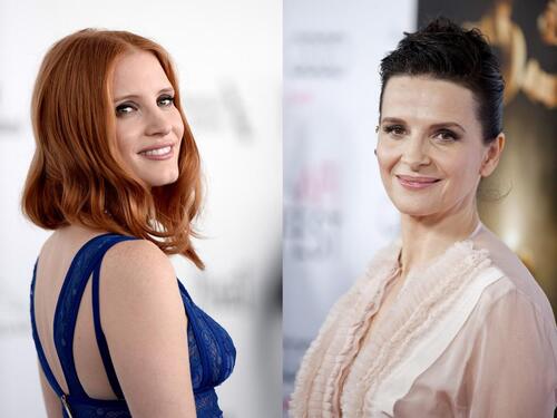 Juliette Binoche et Jessica Chas­tain lancent une société de produc­tion fémi­niste