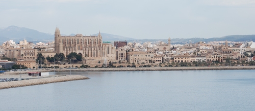 Vue de PALMA DE MAJORQUE du Diadema