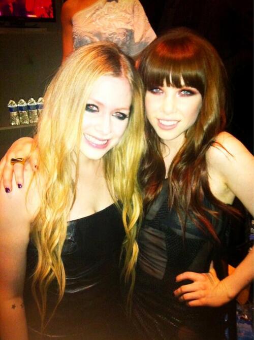 Avril Lavigne avec d'autres stars :)
