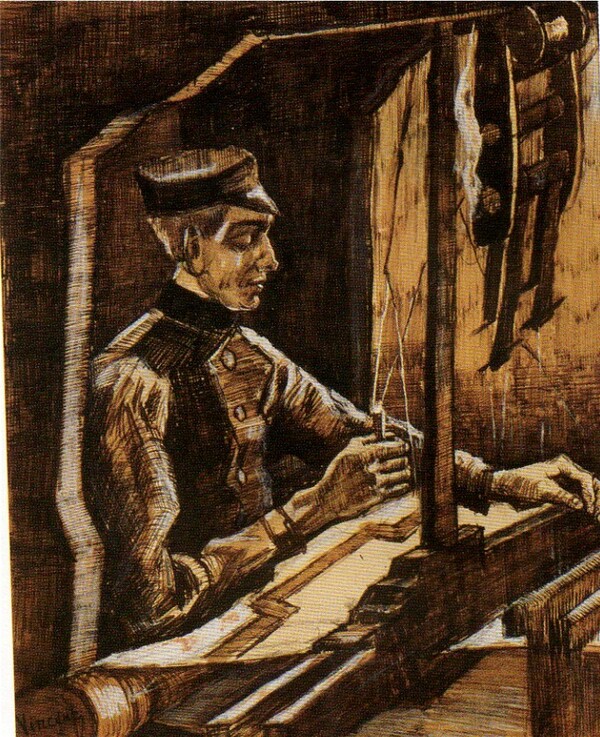 6. Van Gogh  1884 :  les tisserands