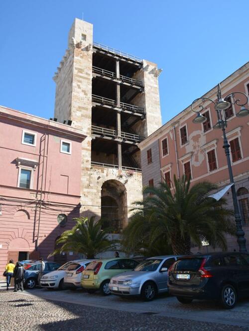 La tour de Saint-Pancrace à Cagliari