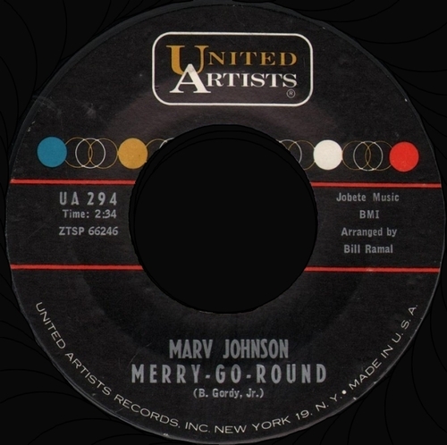 Marv Johnson : Album " More Marvelous Marv Johnson " United Artists UAS 6118 [ US ]