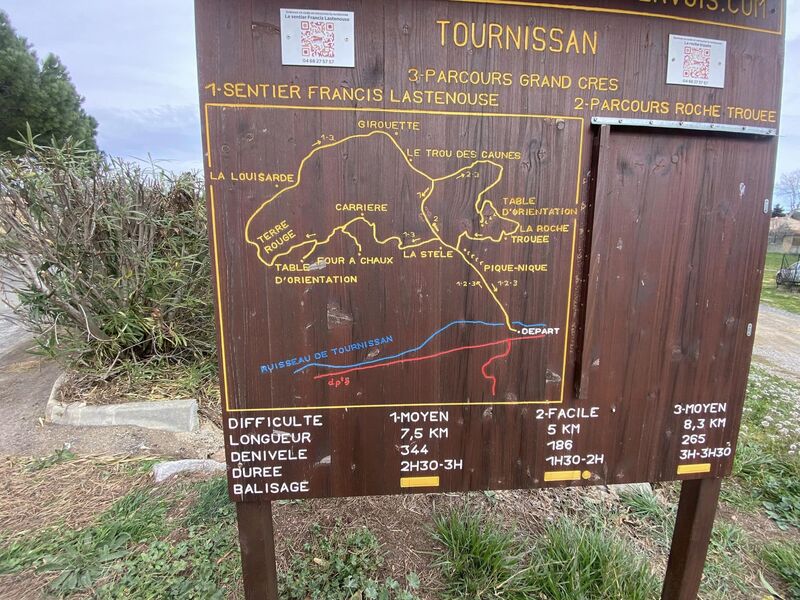 Un tour dans l'Aude - TOURNISSAN et  son sentier de randonnée