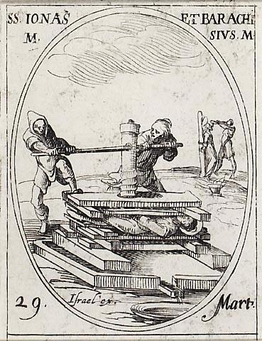 Saints Barachise et Jonas. Martyrs en Perse († 327)