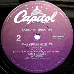 Donna Washington - Save Your Love For Me